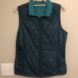 L.L. Bean Green/Blue Vest size: M